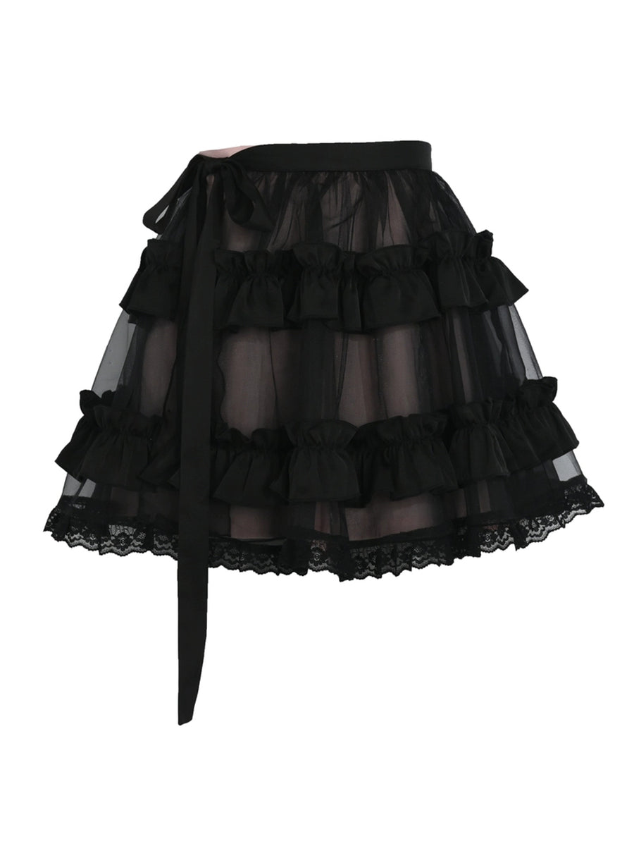 treatürself“Ballerina” ribbon tulleskirt-