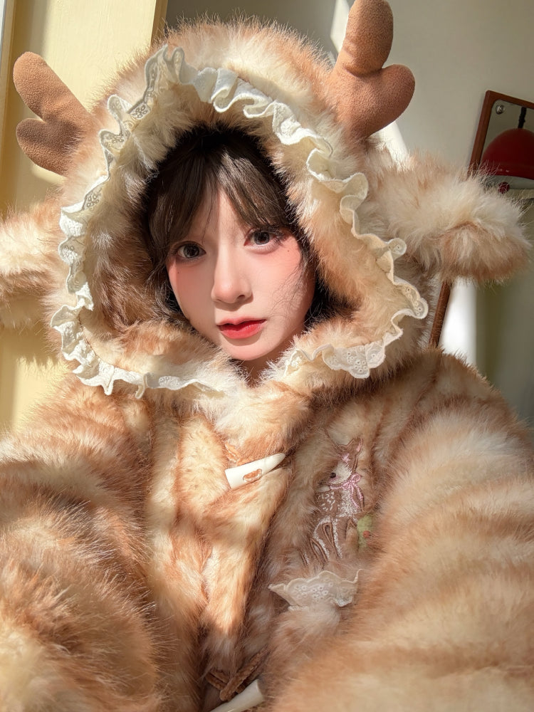 Dear Bambi Fluffy Jacket - ntbhshop