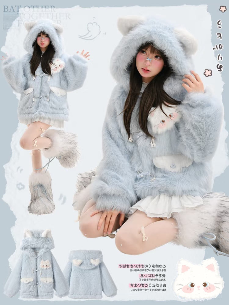 Cloud Kitten Cozy Fluffy Jackets - ntbhshop