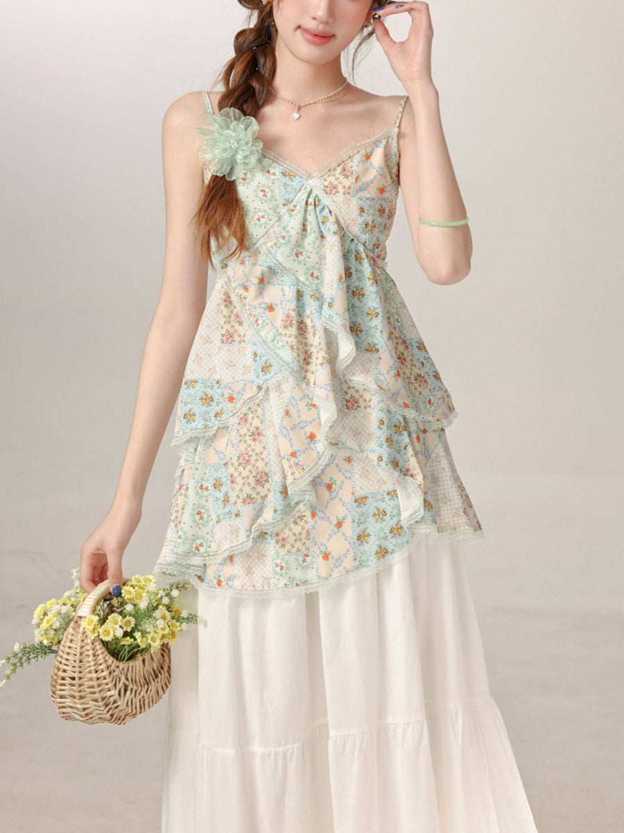 Garden Whisper Floral Cami Top - ntbhshop