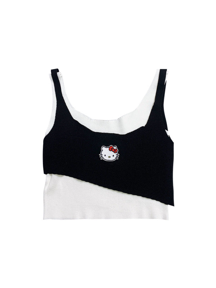 Dopamine Sweet and Spicy Hello Kitty Camisoles-ntbhshop