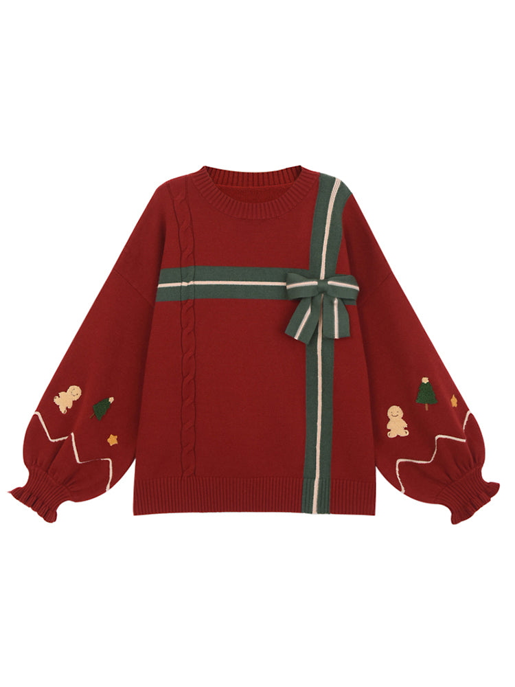 Christmas Knit Sweater & Turtleneck Dress-ntbhshop