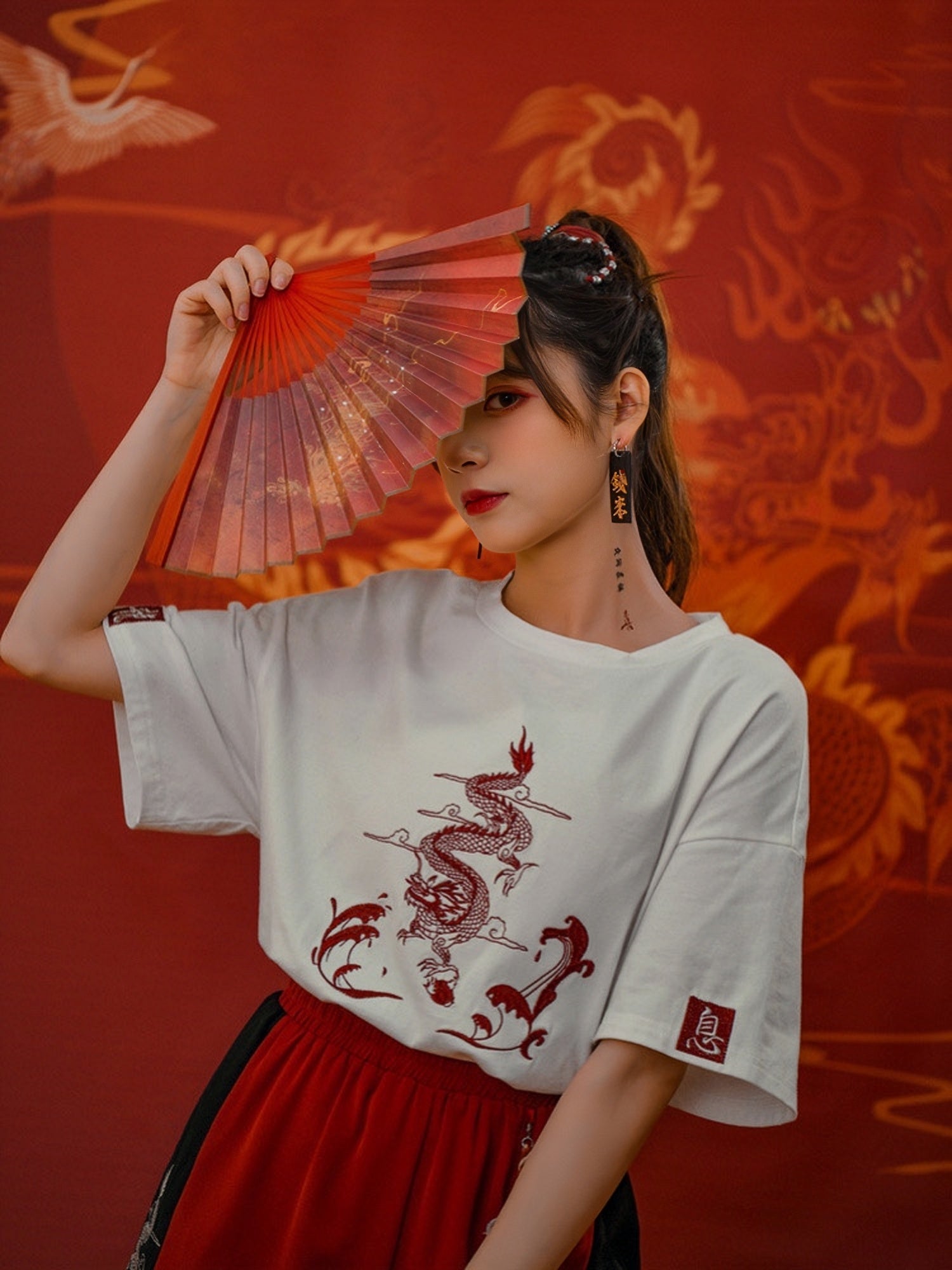 Golden Dragon Chinese Unisex Tees-ntbhshop