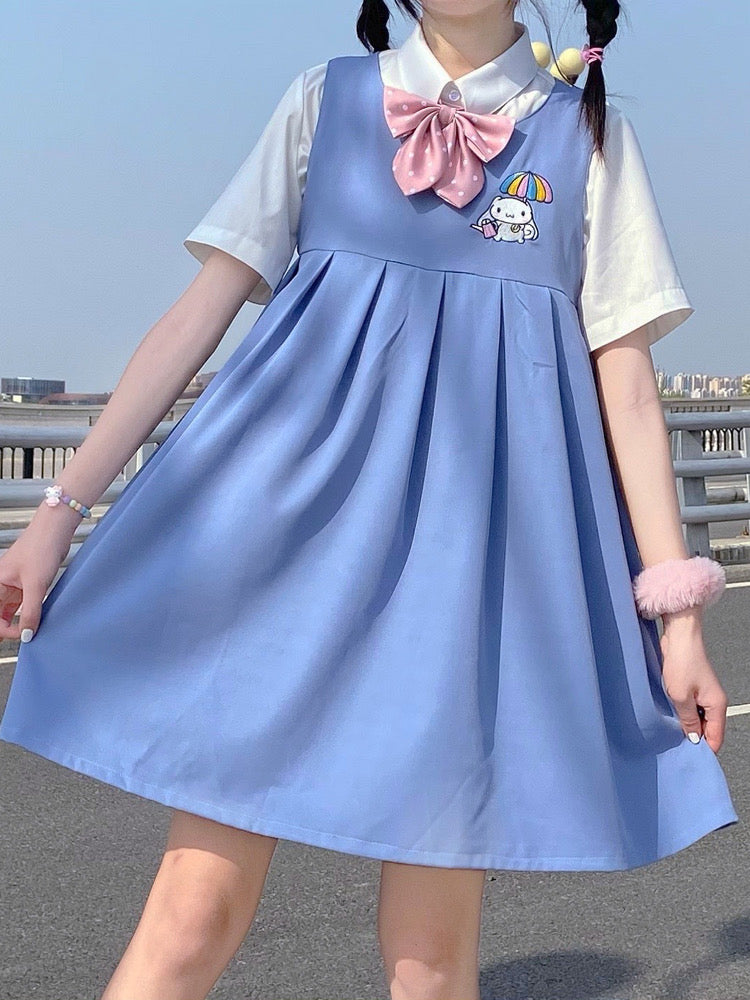 Kuromi My Melody Cinnamoroll JK Uniform Pleated Dresses-ntbhshop