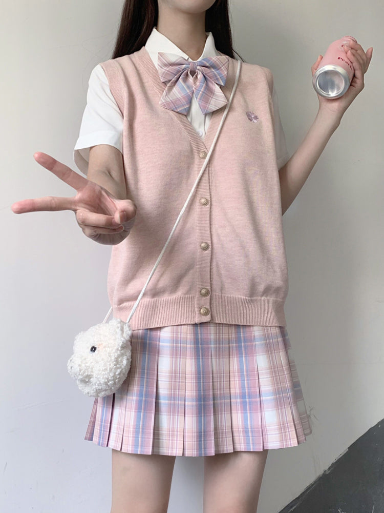 Sakura Dream JK Uniform V Neck Knit Vests - ntbhshop