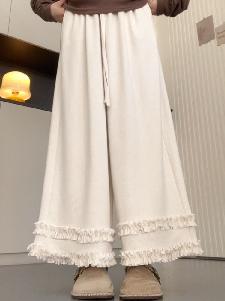 Ruffle Cloud Comfort Sweatpants-ntbhshop