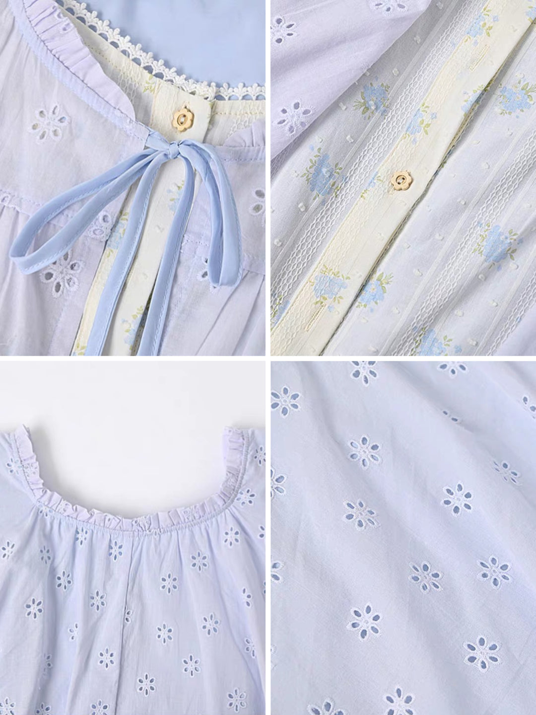Morning Dew Cotton Blouses