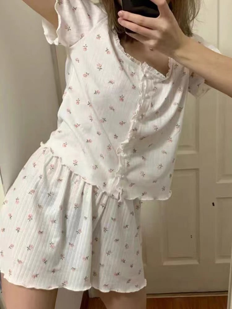 Spring Bliss Dreams Pure Cotton Pajamas Set-ntbhshop