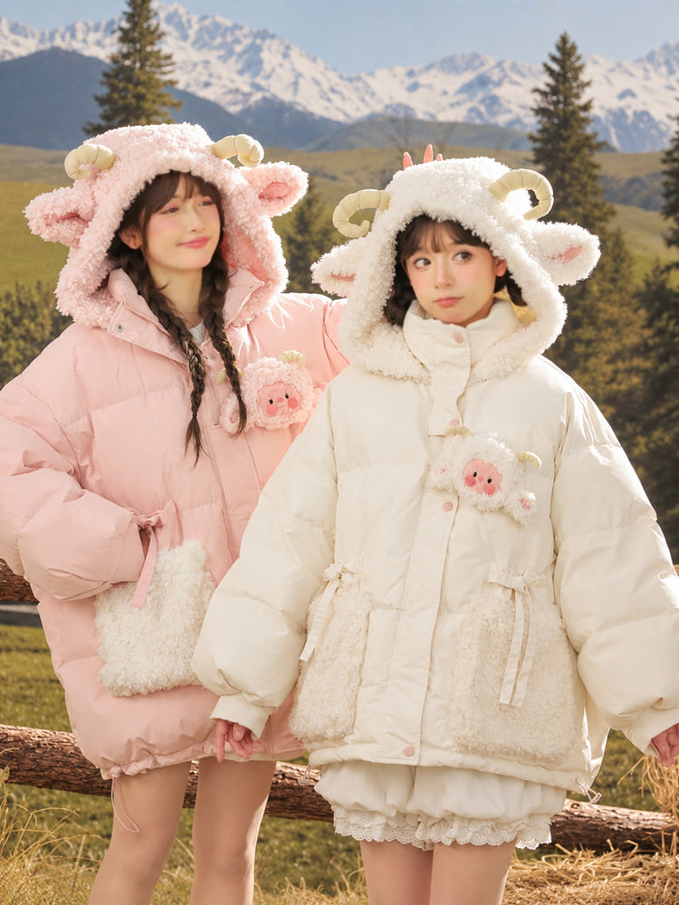 Baby Lamb Puffer Coats-Outerwear-ntbhshop