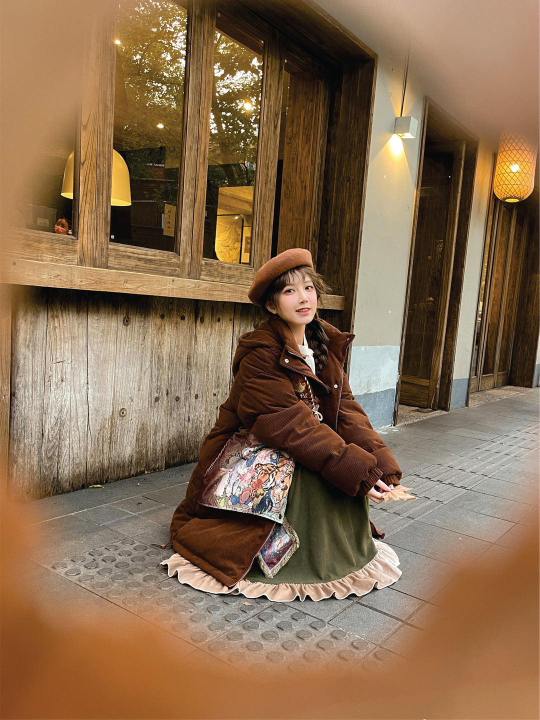 Forest Tale French Style Layered Strap Dress-ntbhshop