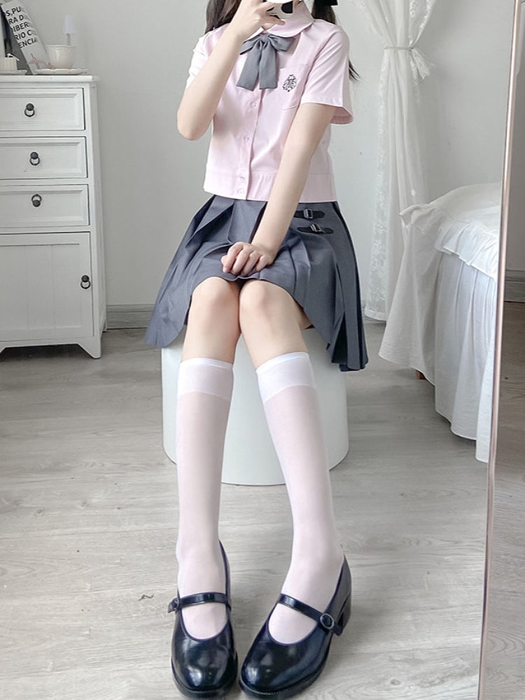 Sakura Dream JK Uniform Doll Collar Shirts-ntbhshop