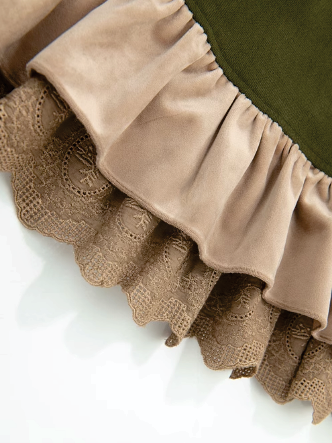 Forest Tale French Style Layered Strap Dress-ntbhshop