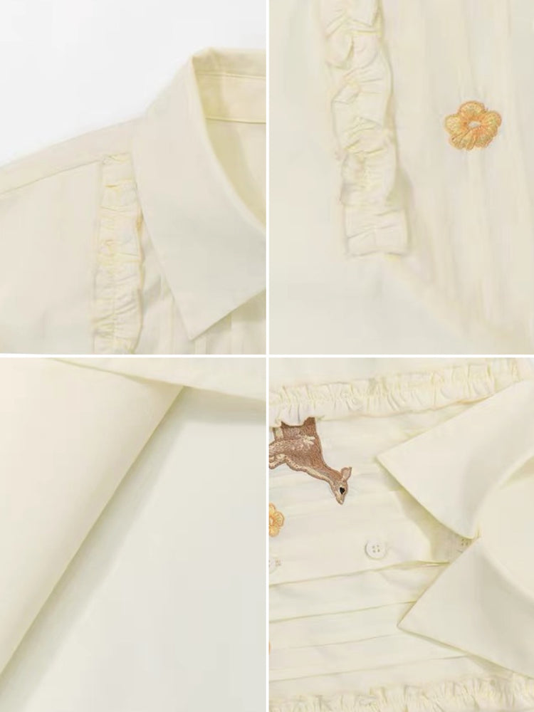 Forest Prince Button-Up Long Sleeve Shirt-ntbhshop