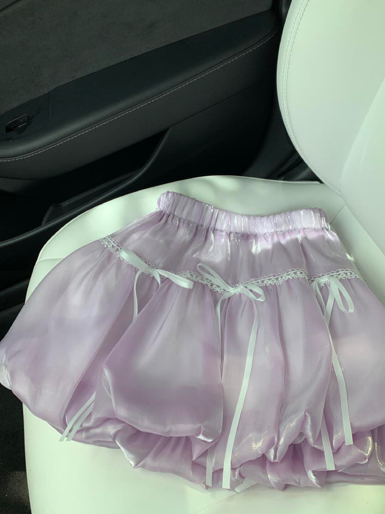 Moonpetal Bow Bubble Skirts-ntbhshop