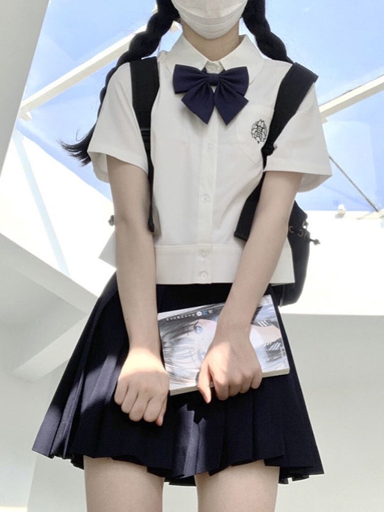 Sakura Dream JK Uniform Doll Collar Shirts-ntbhshop