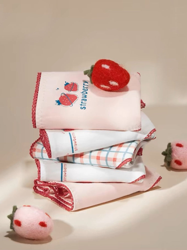 Strawberry Dreams Mid Rise Underwear Set of 3-ntbhshop