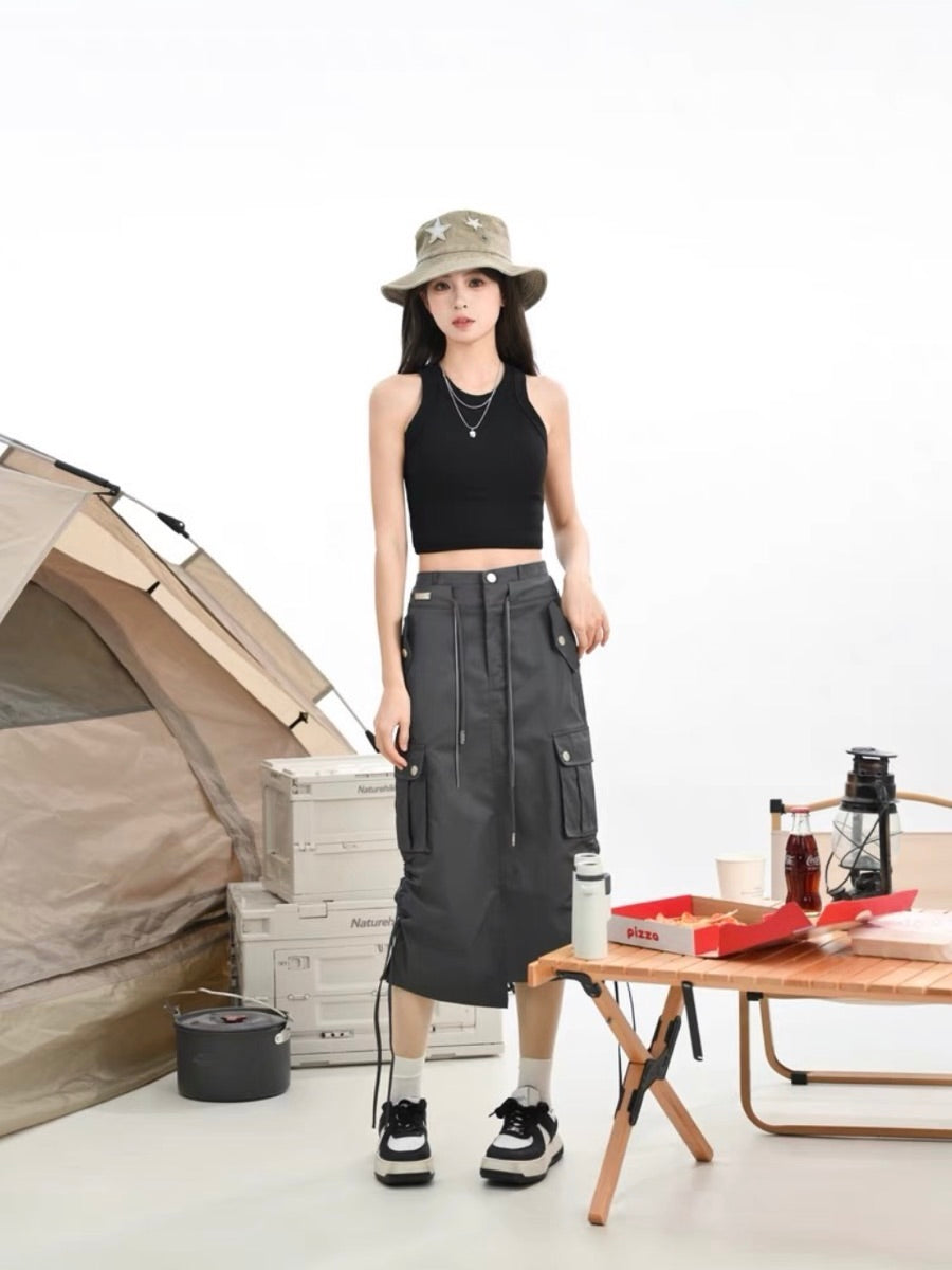 Wilderness Camping Cargo Skirt-Bottoms-ntbhshop