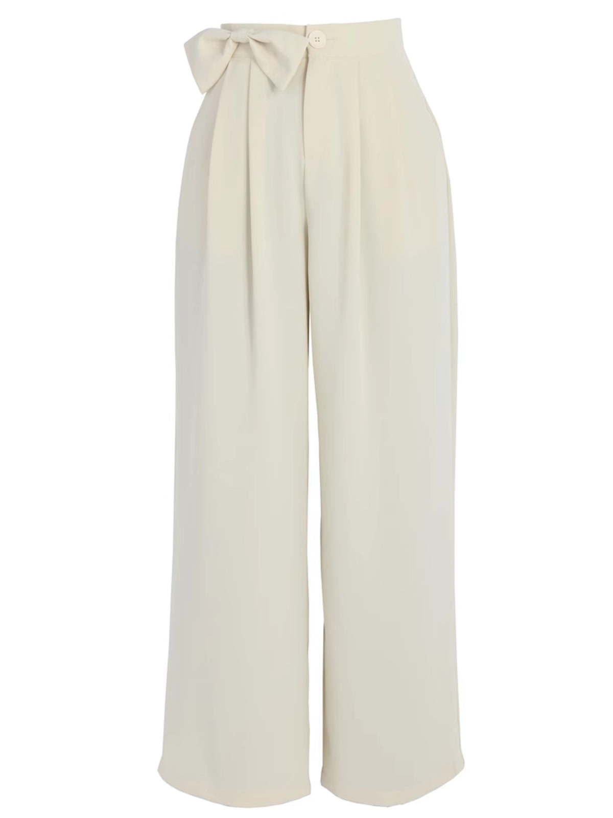 Cool Chiffon Wide Leg Drape Pants in Solid Color-ntbhshop