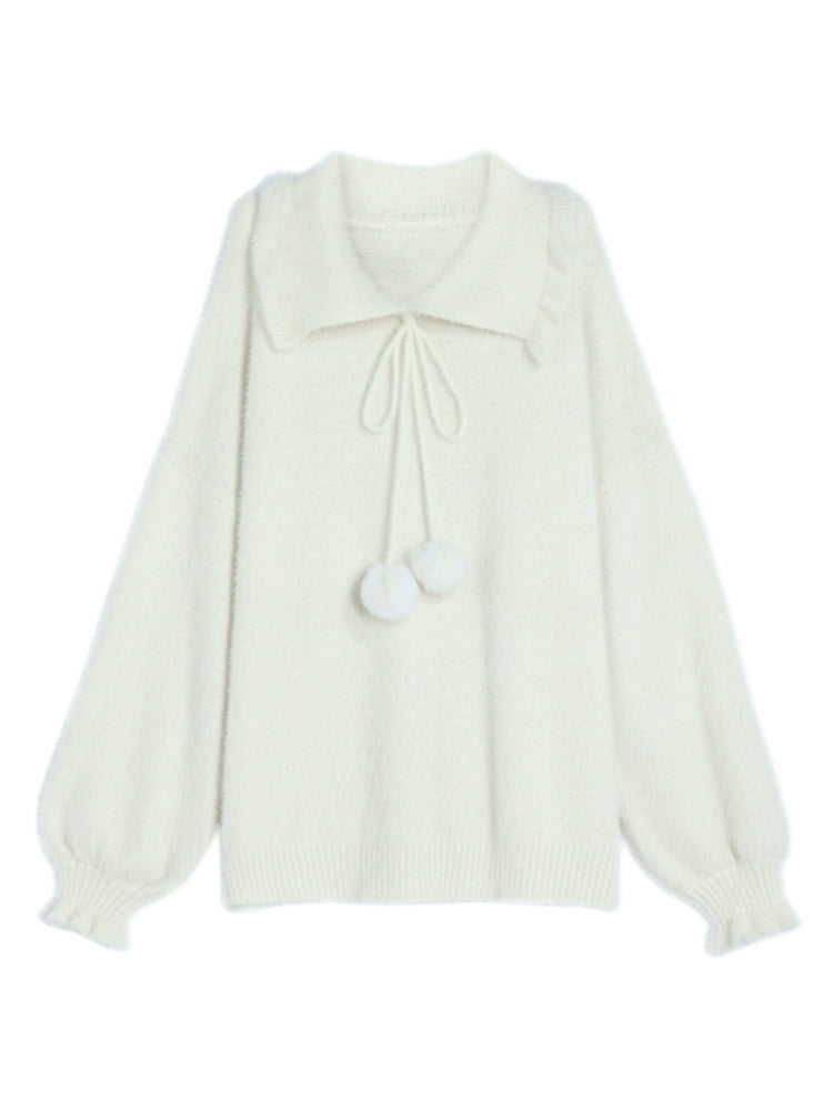 The First Snow Knit Cozy Sweater-ntbhshop