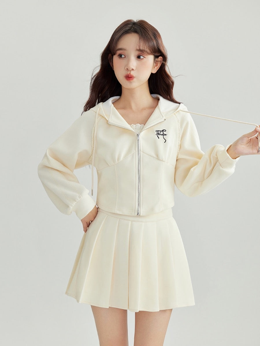 Athleisure Princess Short Hooded Jackets-Outerwear-ntbhshop