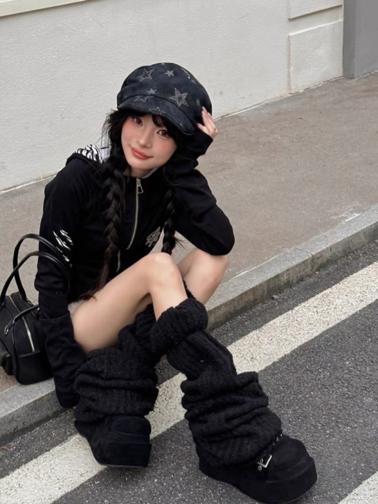 Ice Cream Tower Warm Leg Warmers-ntbhshop