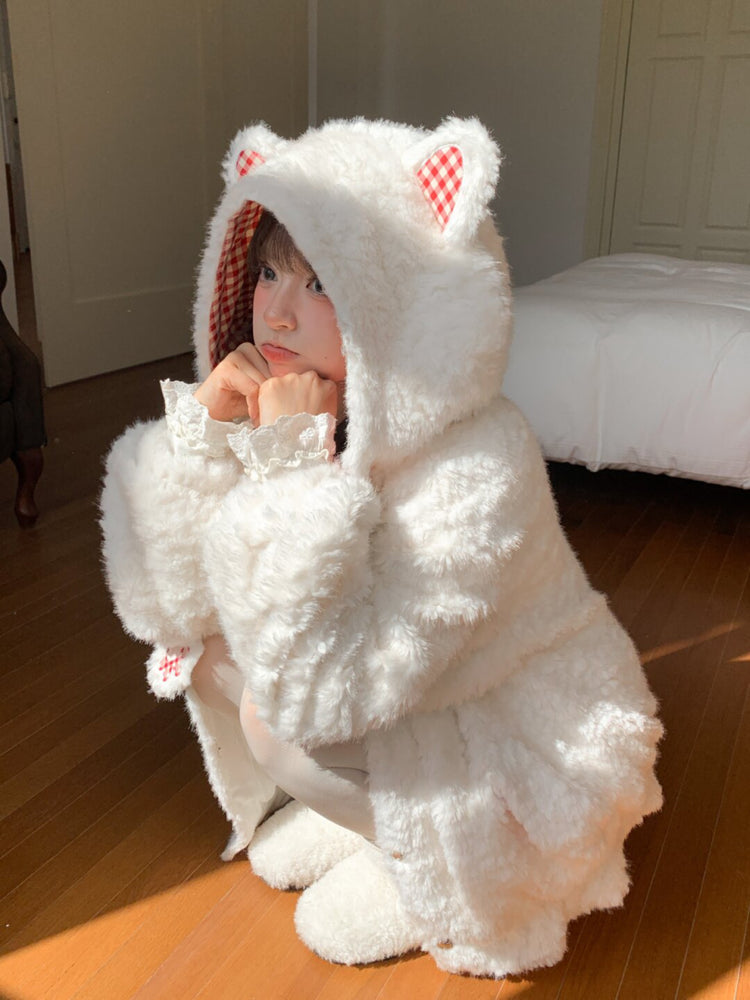 Soft Purr Kitty Fleece Cloud Jacket-Outerwear-ntbhshop