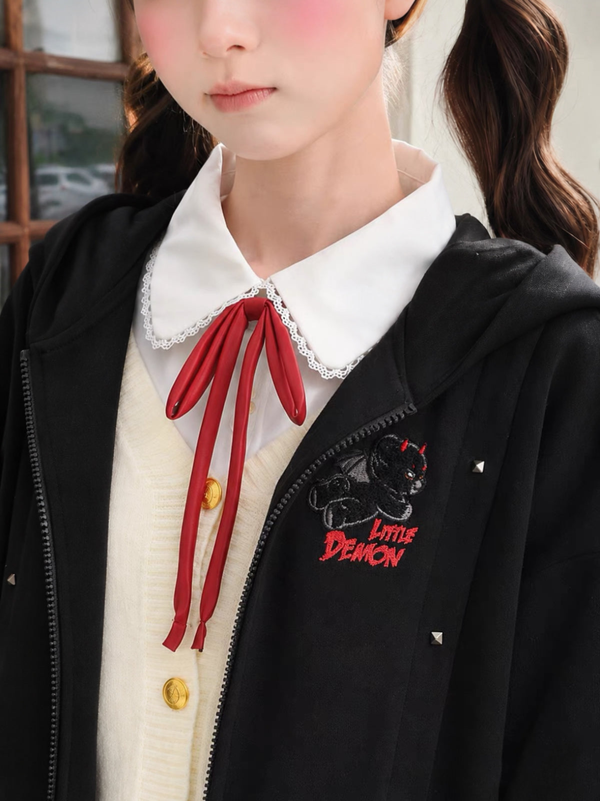 Midnight Bear Batwing Jacket-Bottoms-ntbhshop