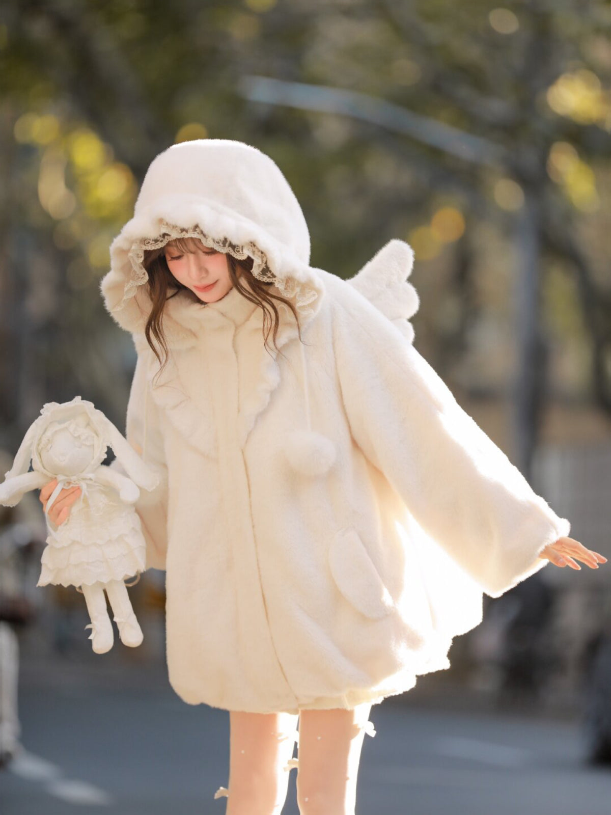 Heavenly Snow Angel Bubble Cloak-ntbhshop