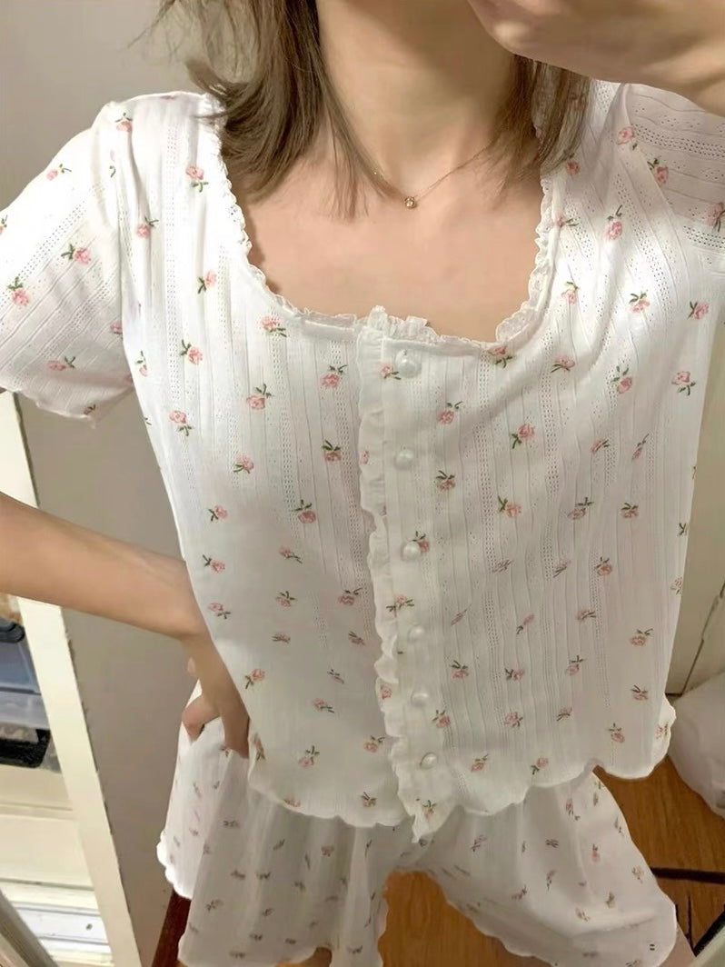 Spring Bliss Dreams Pure Cotton Pajamas Set-ntbhshop