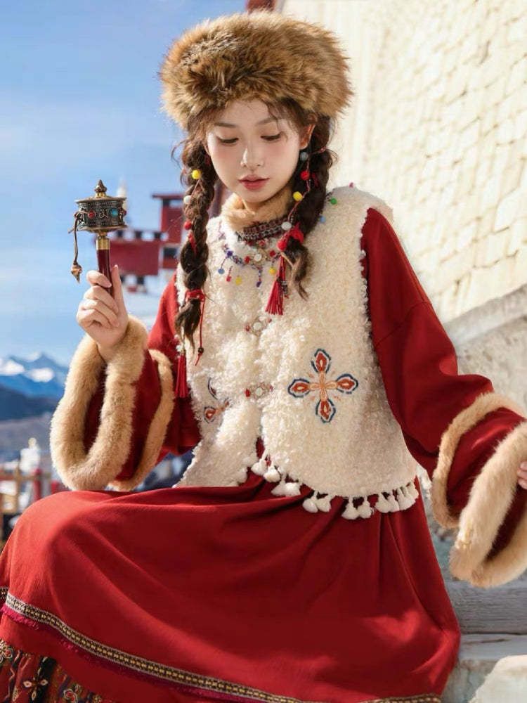 Desert Bloom Plush Vest-ntbhshop