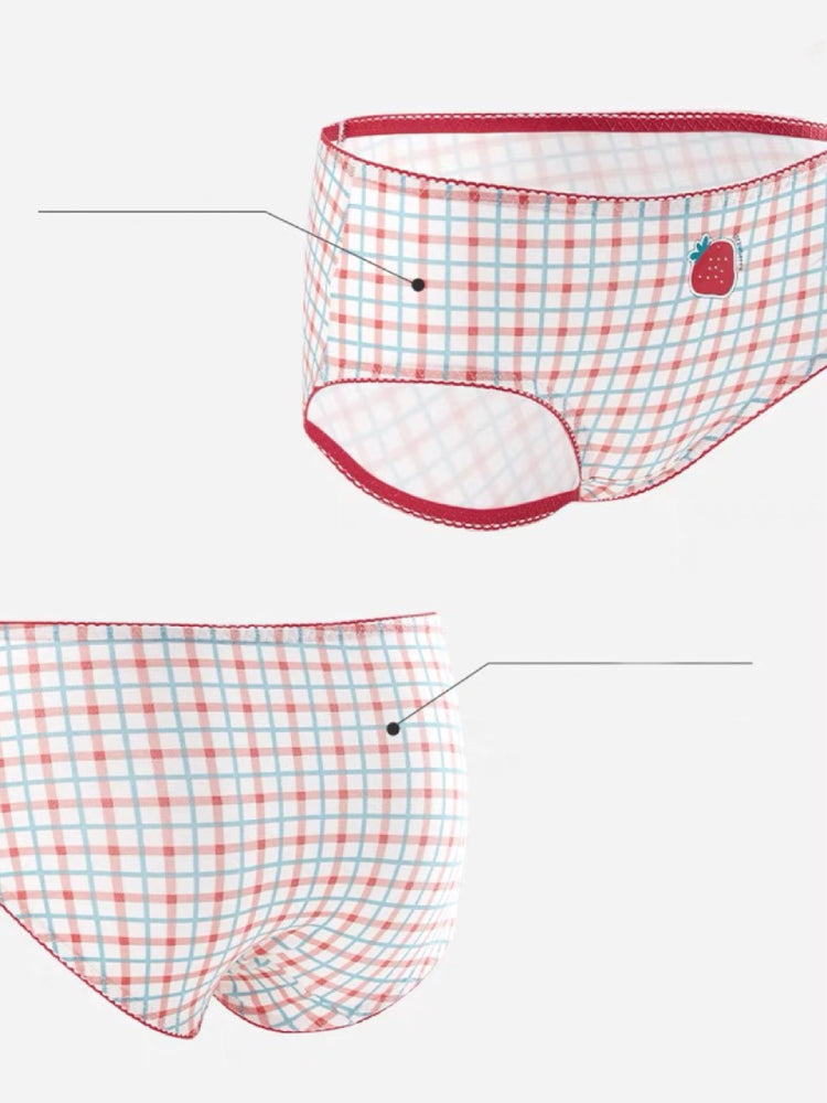 Strawberry Dreams Mid Rise Underwear Set of 3-ntbhshop