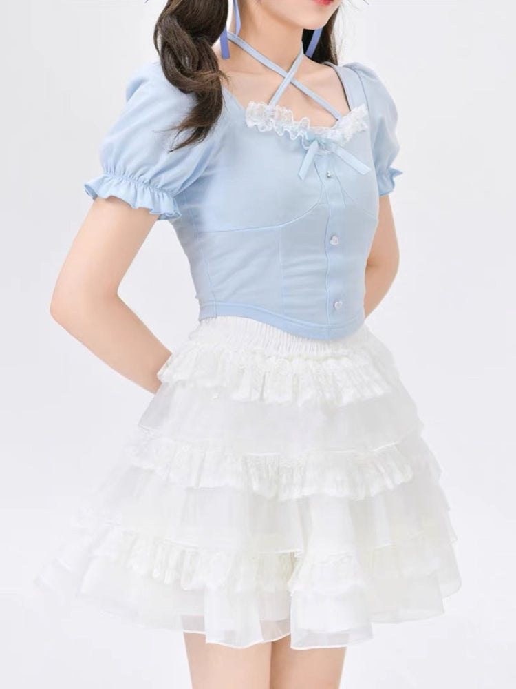 Angel Cloud Cake Skirt-Bottoms-ntbhshop