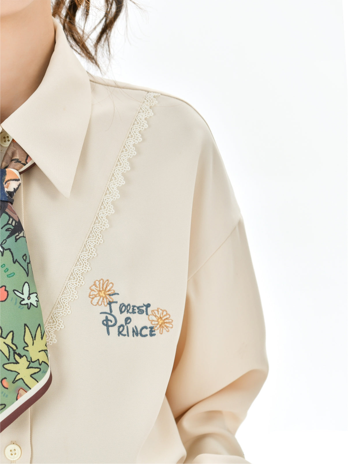 Forest Prince Maillard Vintage Button Up Shirt-ntbhshop