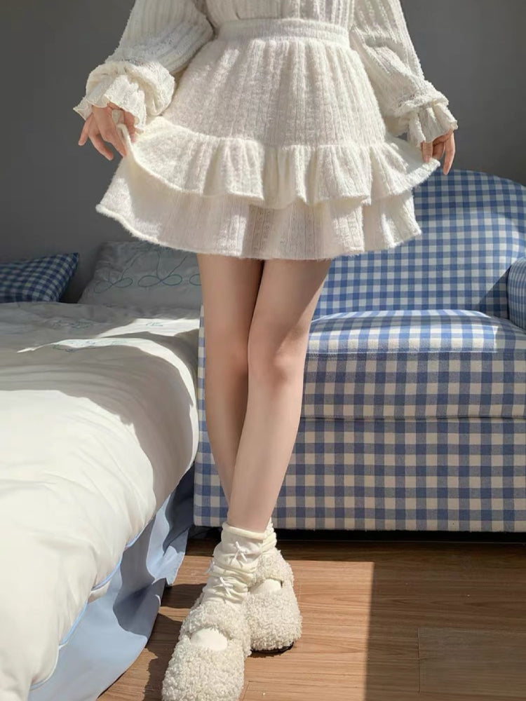 Frosted Cloud Cake Skirt-ntbhshop