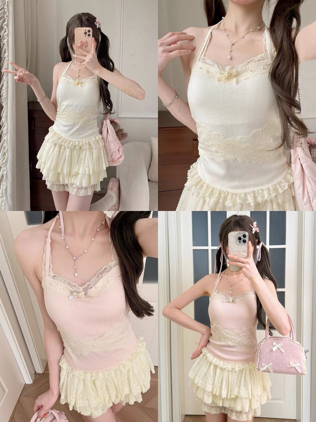 Blush Meringue Bra Camis-Tops-ntbhshop