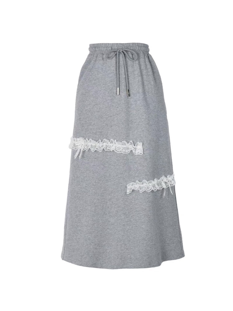 Angel Cat Lace Skirt-ntbhshop