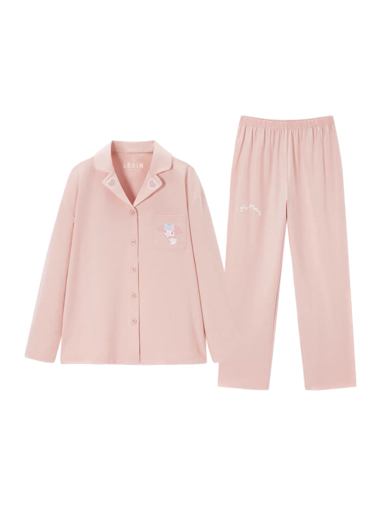 My Melody Kuromi Cinnamoroll Pochacco Long Sleeve Pajama Sets-ntbhshop