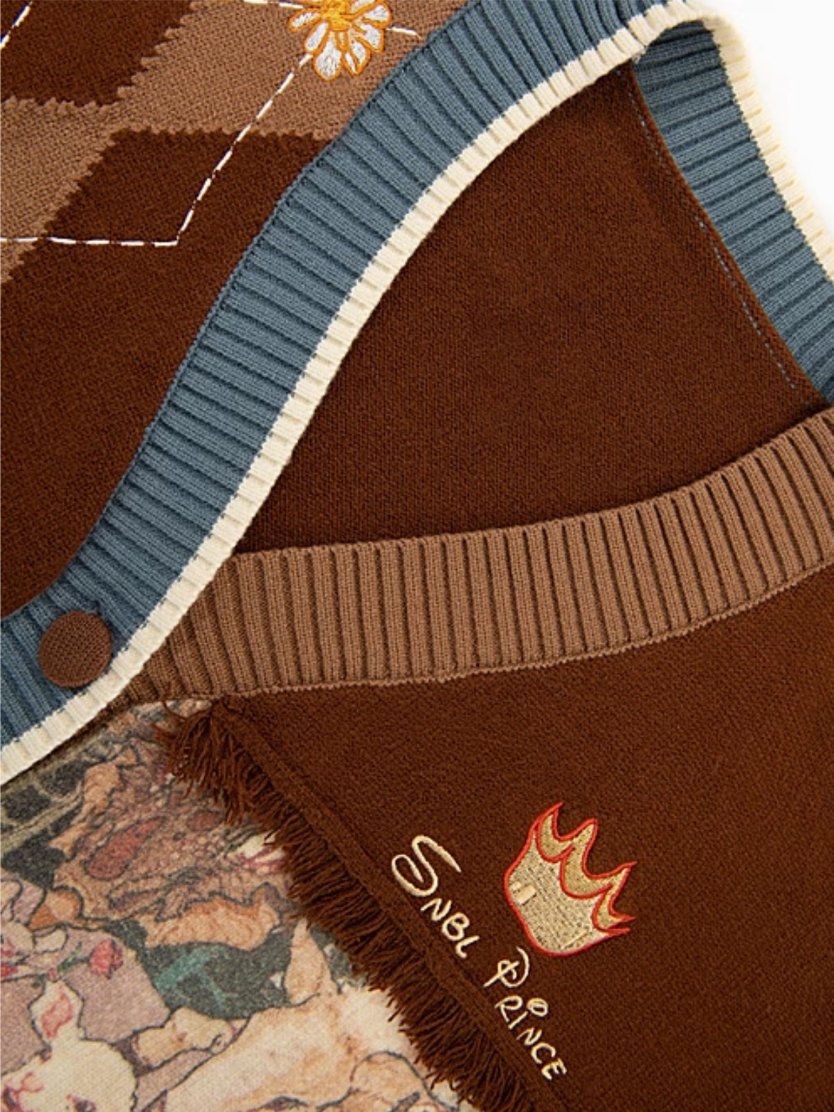 Forest Prince Vintage Knit Cardigan-ntbhshop