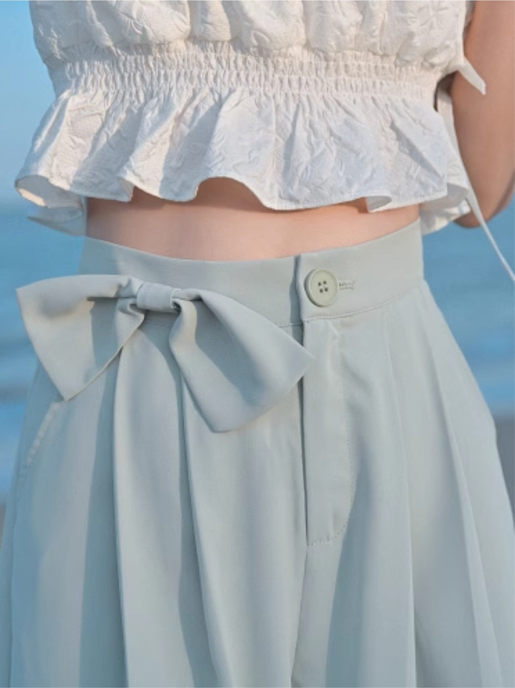 Sea Breeze Drape Pants-Sets-ntbhshop