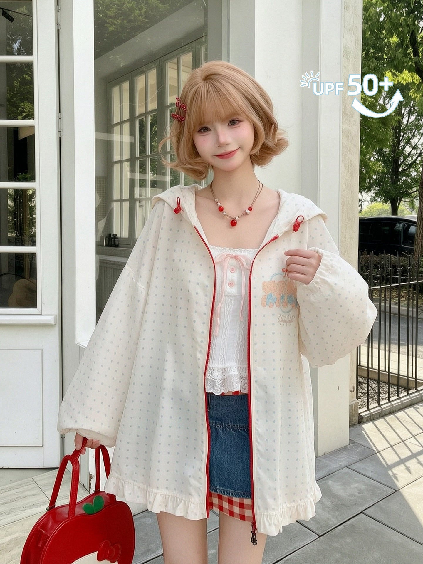 Teddy Dot Sun Jacket-Outerwear-ntbhshop