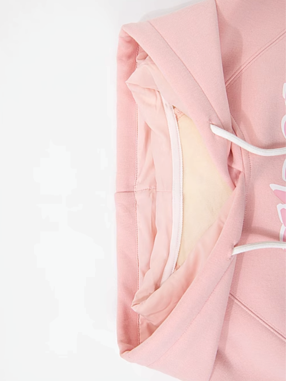 Dopamine Dream Solid Bliss Inner Fleece Pullover Hoodies-ntbhshop