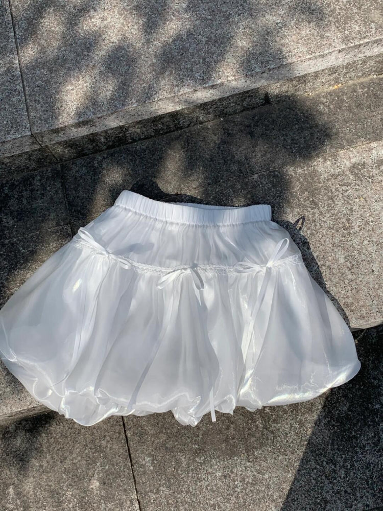 Moonpetal Bow Bubble Skirts-ntbhshop