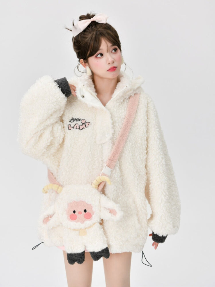 Moonmilk Lamb Cozy Fleece Jacket & Bag-ntbhshop