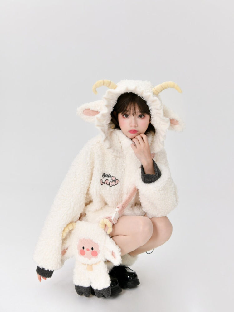 Moonmilk Lamb Cozy Fleece Jacket & Bag-ntbhshop