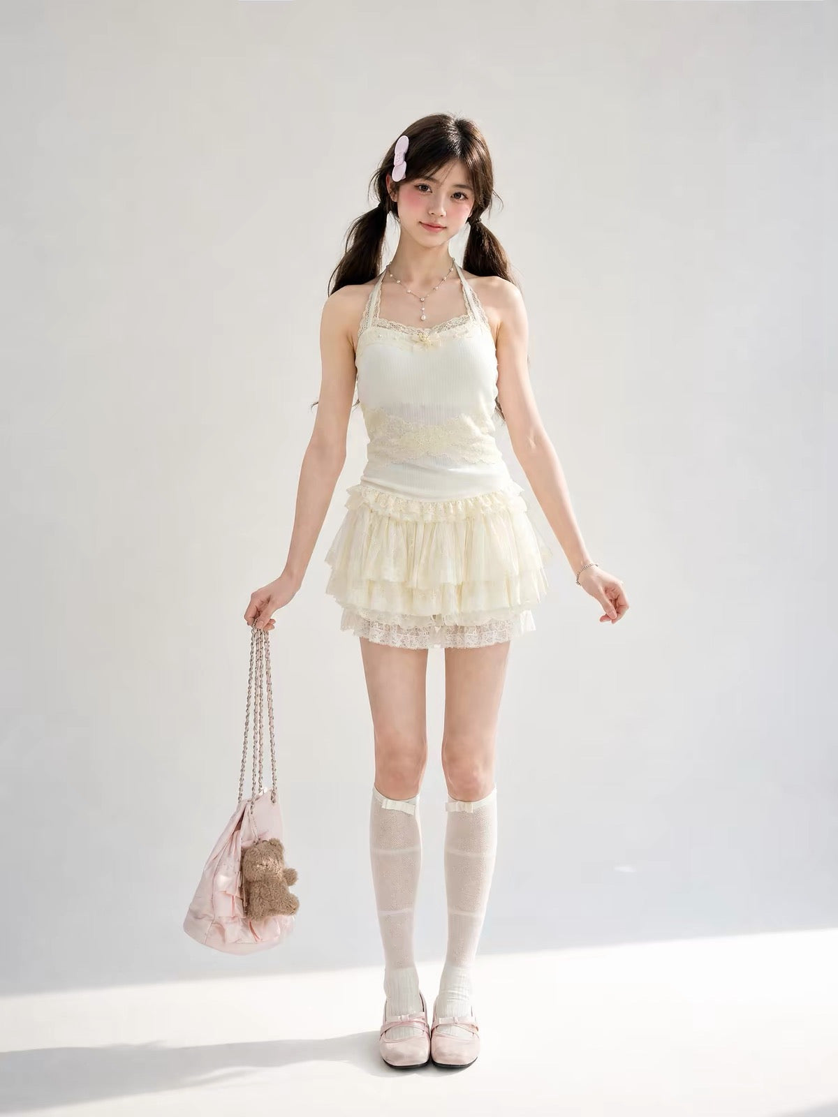 Blush Meringue Bra Camis-Tops-ntbhshop