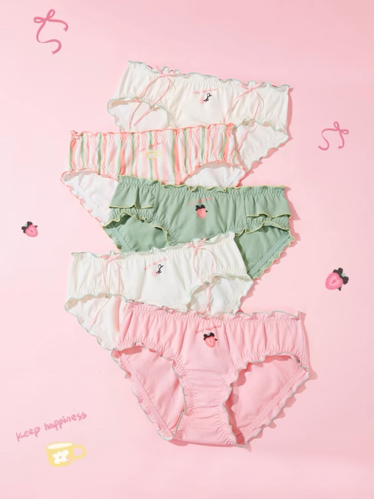 Pink Dopamine Mid Rise Underwear Set of 3-ntbhshop
