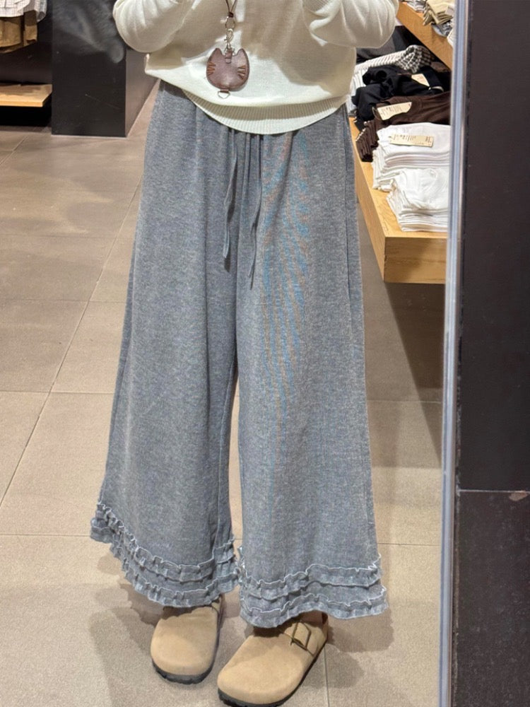 Ruffle Cloud Comfort Sweatpants-ntbhshop