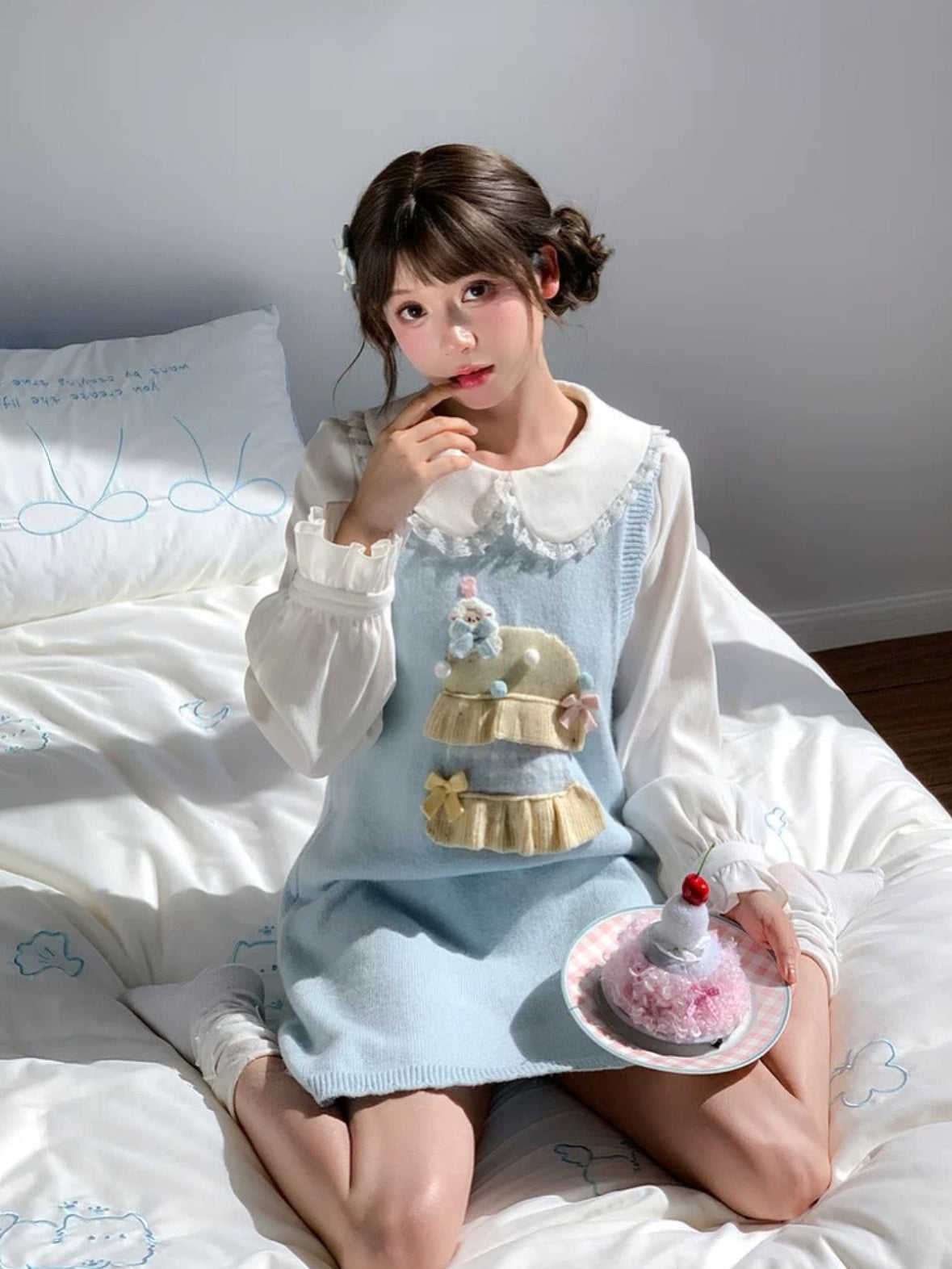 Cake Shop Daydream Knit Dress-Dresses-ntbhshop