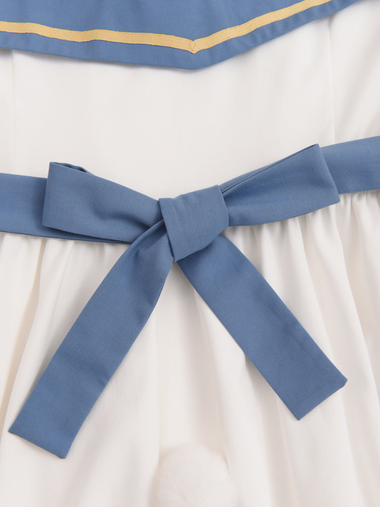 Princess Sailor Collar Bud Dress-ntbhshop