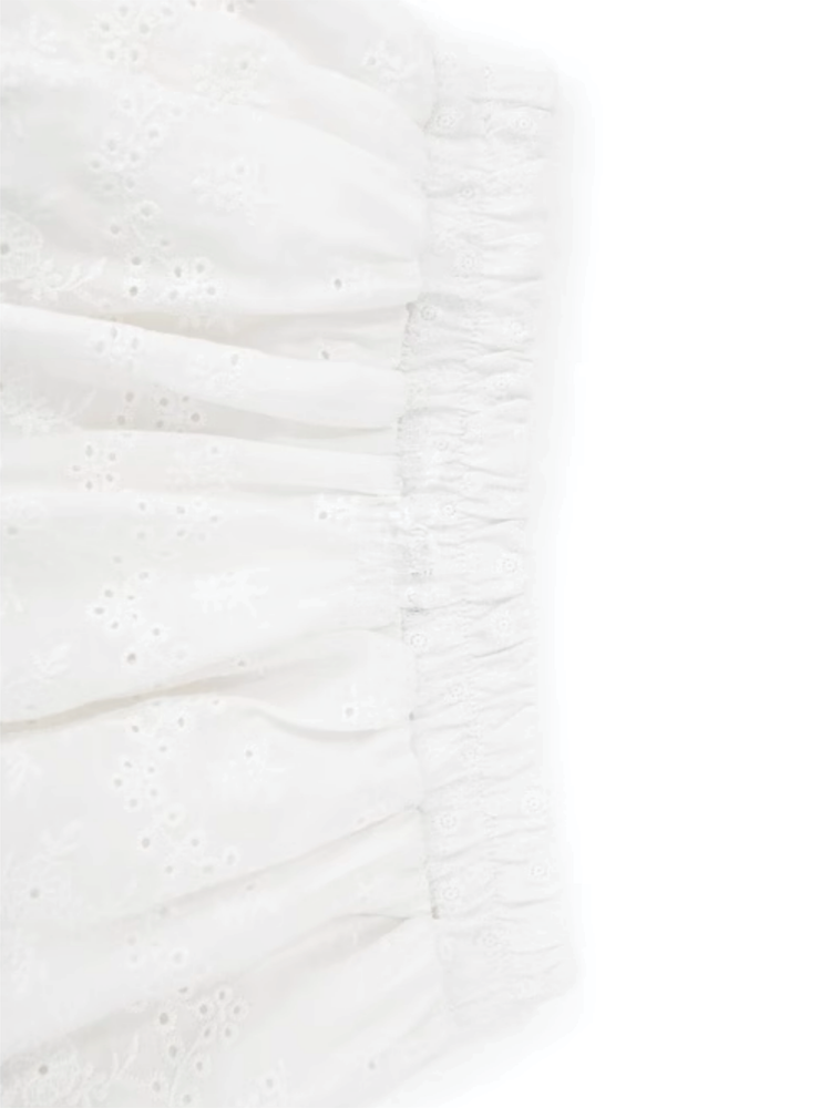 The First Snow High-Waist Sweet Lace Skirt-ntbhshop